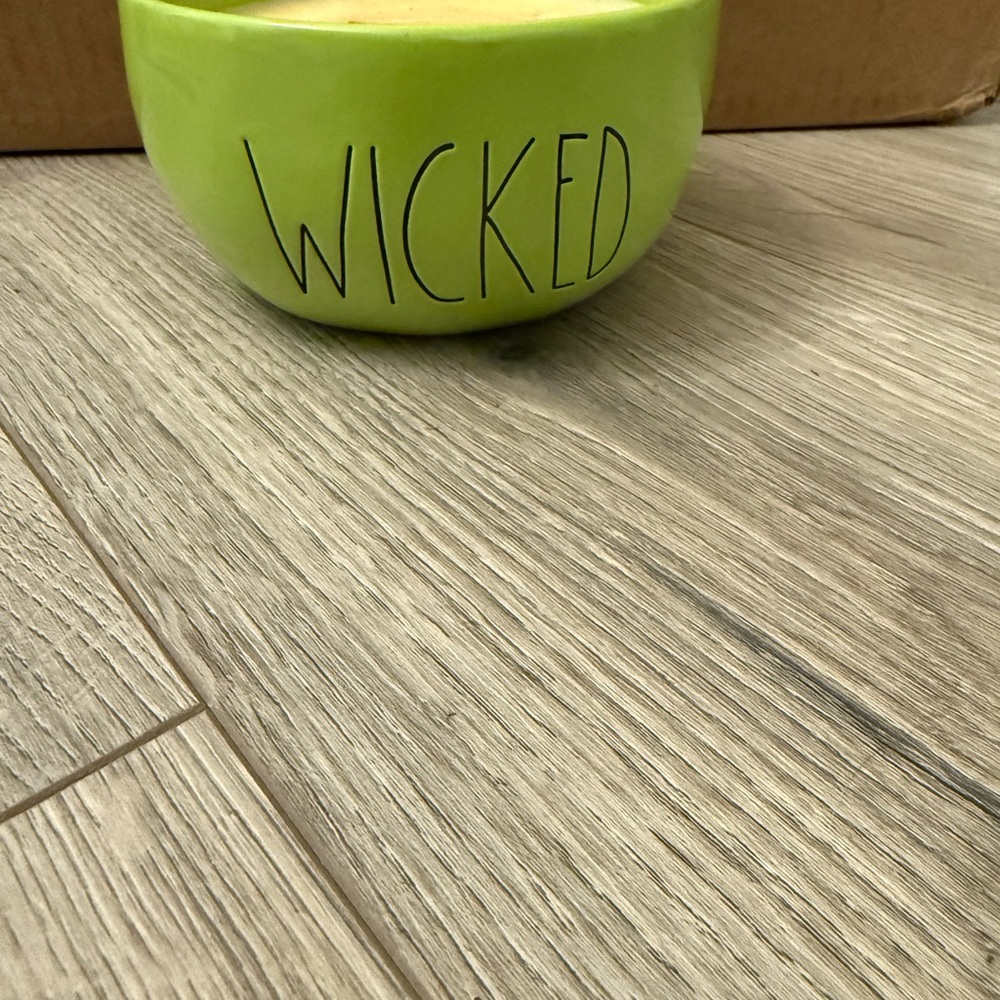 Rae Dunn Green 'Wicked' 3 Wick Candle